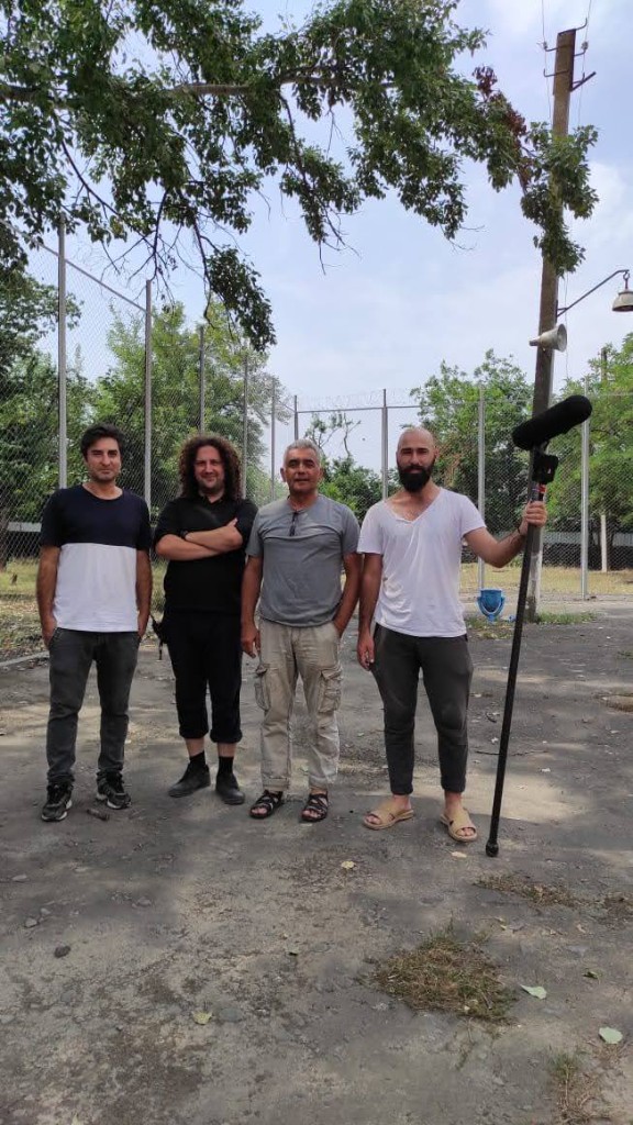 Maryam crew portrait — boom operator with mic windscreen