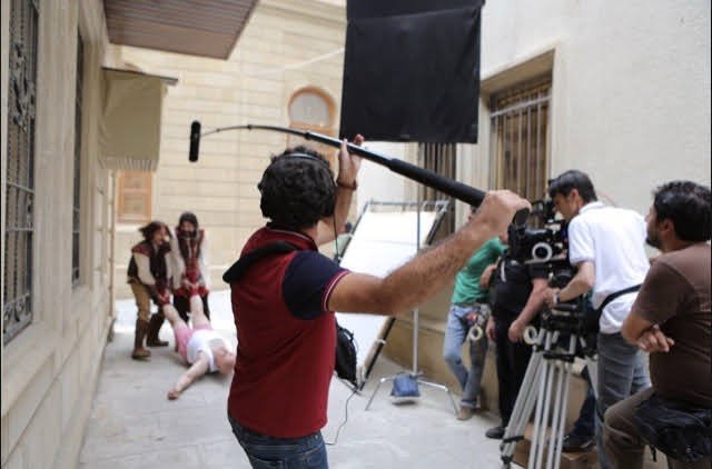 Qız Qalası BTS — unit clip from the alley shoot
