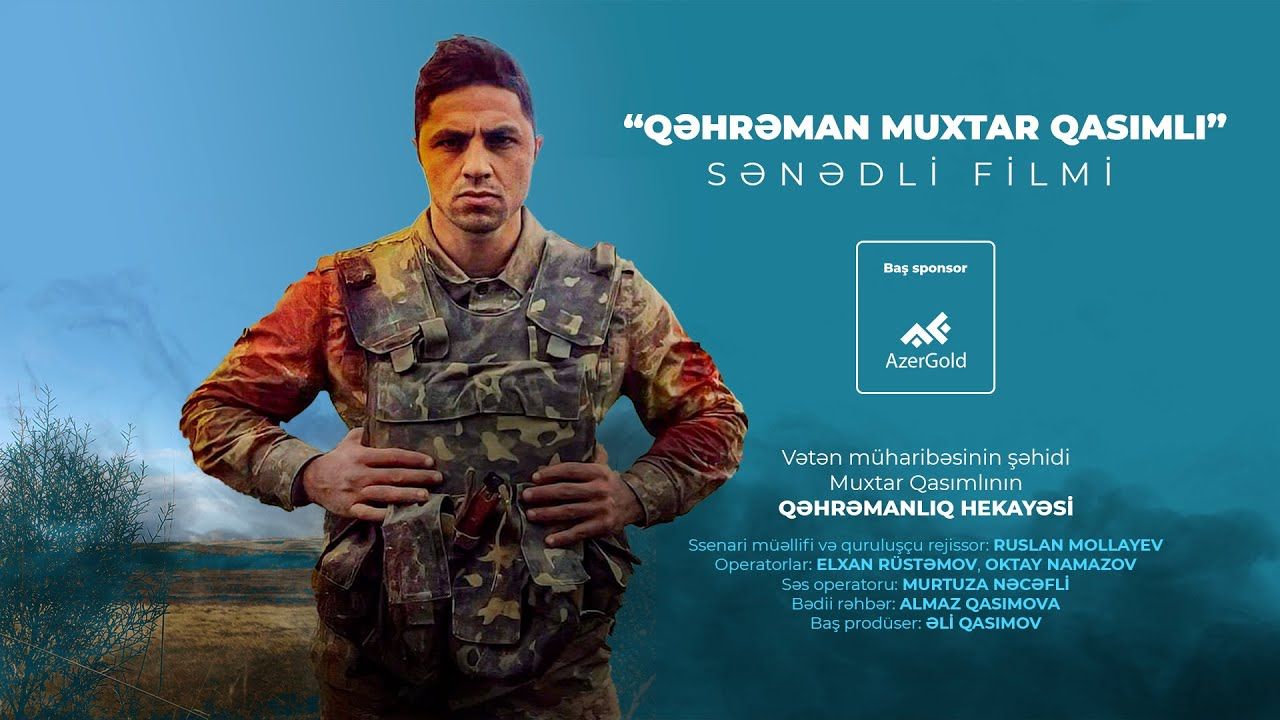 Qəhrəman Muxtar Qasımlı official poster